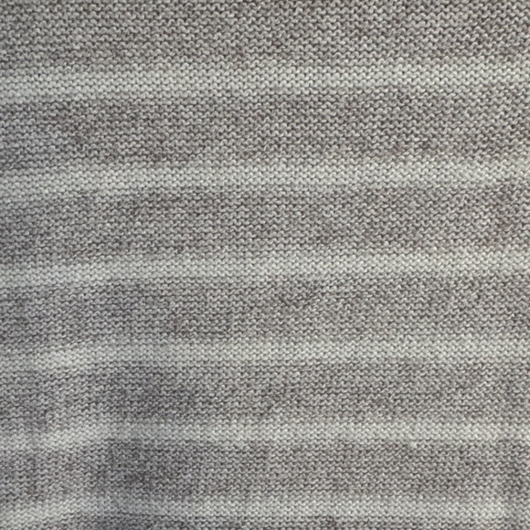 Women's Beige Striped Tunic Sweater - Picture 3 of 5